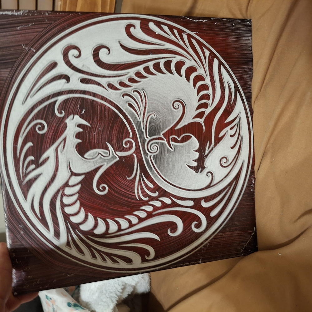 Red and White Decorative Wall Art